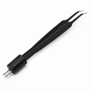 คีมจับแบบไม่ติด US Bipolar Forceps McPherson ปลายโค้งงอ 10.2 ซม. ปลายขนาด 0.5 มม. ใช้ซ้ำได้ ผลิตจากสแตนเลสสตีล เครื่องมือความแม่นยำสูง - Product Image 1