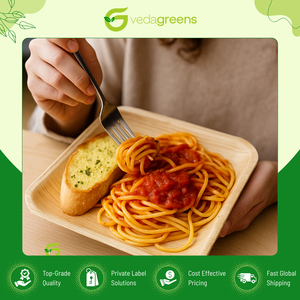 Platos cuadrados de palma de areca de calidad premium, biodegradables, 100% naturales, resistentes a fugas y aptos para microondas, de un mayorista genuino. - Product Image 2