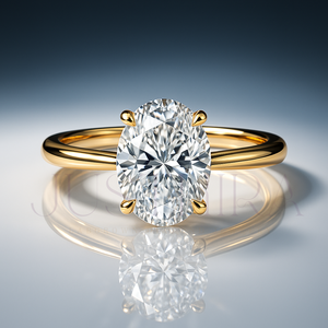 Most Selling Solitaire Oval Cut Diamond Prong Settings Ring for Everyday Wear Office Use and Elegant Styling Gift For Her - Product Image 2