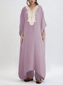2026 Trendy Beautiful Dubai Embroid <b>Kaftan</b> for Women Hand Work <b>Kaftan</b> Traditional Islamic Clothing and Accessory Designed - Product Image 2