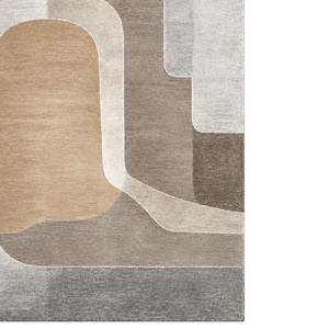 Tapis en soie tufté à la main, motif Apse, tapis de sol texturé doux de luxe fait main, tapis décoratif haut de gamme, fabricant Inde - Product Image 5
