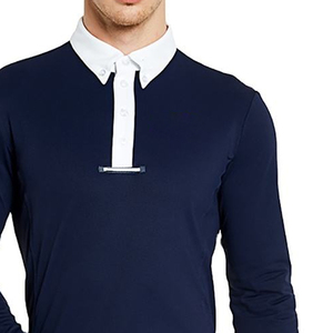 Chemises d'équitation pour femmes de haute qualité OEM, manches longues, sous-vêtement d'équitation en polyester et coton, personnalisables - Product Image 5