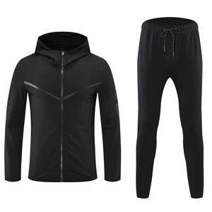 Best Quality Full Sized High Quality Men Blank Clothes <b>Hoodies</b> Tracksuit Custom Cropped Sweatsuit Sets - Product Image 6