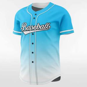 Camiseta Deportiva Casual de Manga Corta con Cuello en V para Hombre, Color Azul Claro y Blanco, Impresión Serigráfica, 100% Poliéster, ODM - Product Image 4