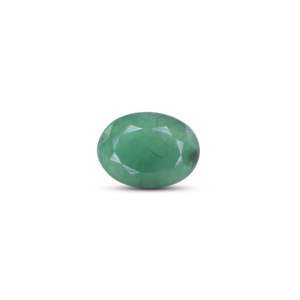 Certified Lab-Created Emerald Zircon Loose Gemstone 4.4 Carat Trillion Pear Cut 4mm Wholesale Quality - Product Image 1