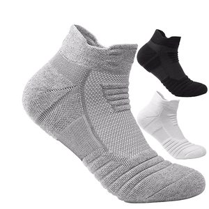 Shield Cushioned Men's Athletic Socks Mesh Compression Wholesale Breathable Support <b>Heel</b> Arch Low Cut Running Socks Wholesale - Product Image 6