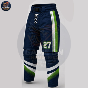 2026 Sportswear Sublimation Athletic Apparel Club Teamwear OEM ODM Service Custom Ice Hockey Uniform Set Team Jersey Pants - Product Image 3