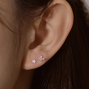 [W Island] 24K Gold <b>Flower</b> Ear Patches Glossy Muse Transparent Waterproof 72-Hour Wear Jewel <b>Stickers</b> - Product Image 4