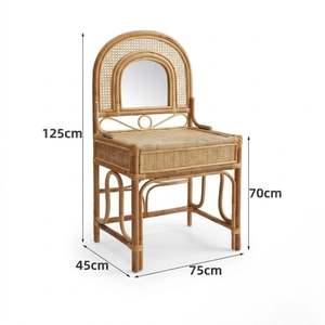 Meilleures ventes Tables de toilette en rotin et osier Vente en gros Grande quantité Directement de l'usine du Vietnam Taille et couleur personnalisables - Product Image 3