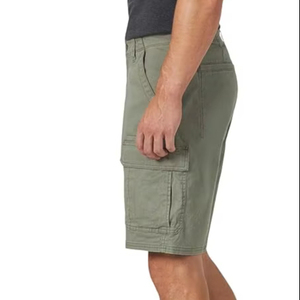 Shorts cargo classiques pour hommes, extensibles, multi-poches, décontractés, pour l'extérieur, shorts d'été, fabriqués dans une usine au Bangladesh - Product Image 1