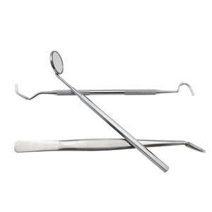 Kit de Diagnóstico Dental Básico de 3 Piezas, Juego de Exploradores, Espejo y Pinza Quirúrgica Dentavex Ergonómico con Certificación CE - Product Image 6