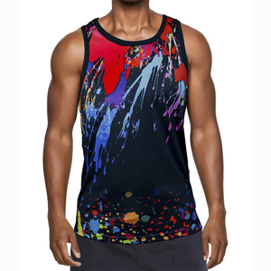 เสื้อกล้ามผู้ชายพิมพ์ลายแบบระเหิดคุณภาพสูง - Product Image 2