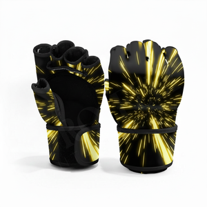 Guantes de Sparring Transpirables de Piel Genuina para Protección de Manos en MMA, Artes Marciales y Kickboxing, con Diseño de Logotipo Personalizado - Product Image 5