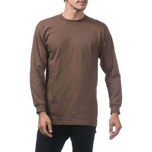 T-shirt de sport à manches longues pour homme de qualité supérieure, séchage rapide, en polyester et coton, vêtements décontractés, prix de gros, t-shirts à manches longues - Product Image 2