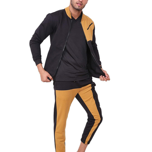Men's Premium Quality Cotton Heavy weight Eco Friendly Gym Sportswear Two Piece Training Jogging Suit Autumn Fitness Tracksuits - Product Image 3