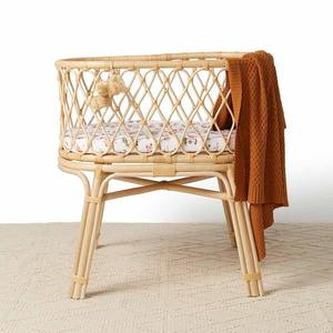 Lit bébé en rotin écologique, berceau pour nouveau-né, berceau de haute qualité, vente en gros - Product Image 4