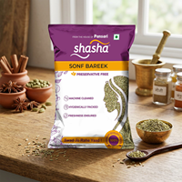 Shasha Premium Bareek Sonf (Biji Adas) 100g Rempah India Segar & Aromatik