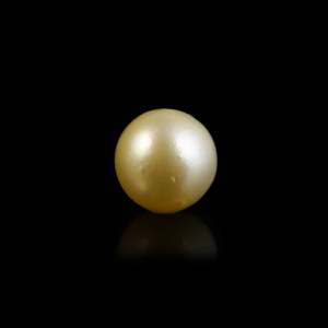 Perle dorée lâche de 5,05 carats, pierre précieuse de luxe pour bijoux fins - Product Image 1