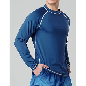 Maillot de bain professionnel unisexe à manches longues, coupe compressive, léger et extensible, pour la plage, le surf, la plongée, la plongée avec tuba, la piscine - Product Image 4