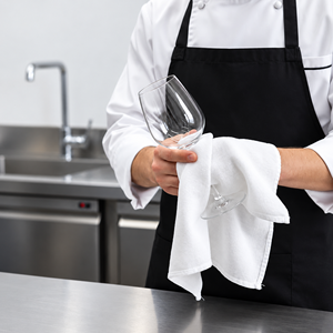 Toalla de Mano para Restaurante, de Algodón Premium, Tela de Rizo, Suave al Tacto, Reutilizable - Product Image 2