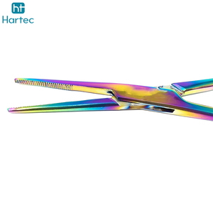 Pince de pêche en acier inoxydable multicolore arc-en-ciel, à mâchoires droites, avec système de verrouillage, pour l'élimination des hameçons et l'équipement de pêche - Product Image 5