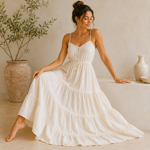 Ensemble de vêtements de détente pour femmes, 100% coton gaze, respirant, écologique, pyjamas pour femmes, vêtements de nuit, été - Product Image 1