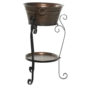Premium Handmade Ice Bucket with Lid and Tong <b>Set</b> for Luxury Hotels Restaurants Resorts and Catering Businesses WorldwideZahid - Product Image 5