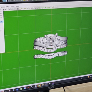 บริการรับวาดแบบ 3 มิติ CAD สำหรับงานต้นแบบเครื่องประดับเงินแท้ 925 ชุบโรเดียมตามสั่ง พร้อมตัวเลือก OEM - Product Image 2
