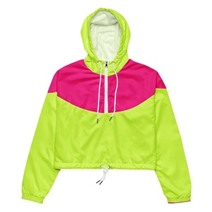 Chaqueta Cortavientos al por Mayor de Fábrica, Personalizada con Cremallera, Ropa Deportiva de Alta Calidad para Exteriores, Chaqueta Impermeable para Mujer - Product Image 3
