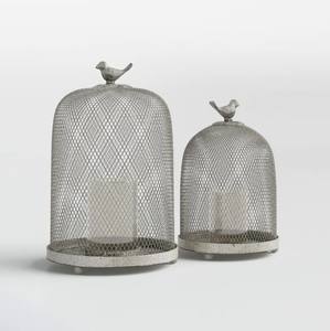 Moderno Portavelas Cuadrado de Hierro con Paneles de Vidrio, Hecho a Mano, Diseño Artístico, Impresión en 1 Color, para Halloween, Pascua, Hogar, Empire Exports - Product Image 5