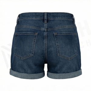 <b>Stretch</b> Women Ripped <b>Denim</b> Shorts Elastic Summer Plus Large Size Girls Customized Color Casual Fashion Outfit Design - Product Image 2