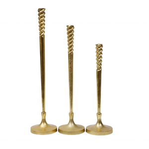 Modern Design Marble Base Metal <b>Gold</b> Plated <b>Candle</b> Stand Christmas Collection Handicraft Metal <b>Candle</b> <b>Holder</b> Stand New - Product Image 4