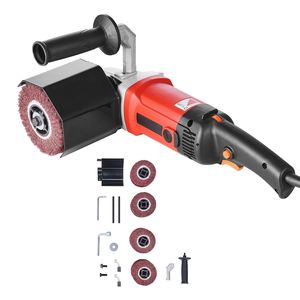 Pulidora Eléctrica Manual de Metal de 1200W y 6 Velocidades, Herramienta de Acondicionamiento de Superficies de Velocidad Variable para Pulir Metal - Product Image 1
