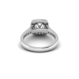 Anillo de diamante cultivado en laboratorio con tachuelas de oro blanco de 1.726 quilates VS2 Clarity E Color IGI certificado Unisex para regalo de compromiso para fiestas - Product Image 2