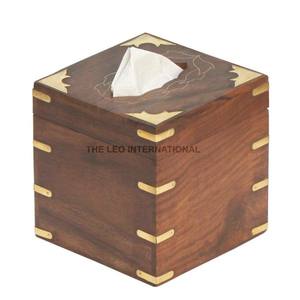 Boîte à mouchoirs en métal de style européen, boîte de rangement rétro haut de gamme, boîte à papier de luxe légère pour salon, salle de bain, bureau - Product Image 2