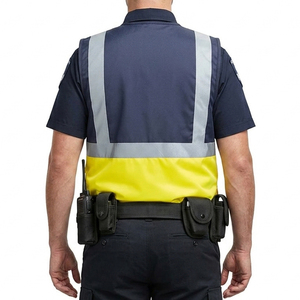 Gilet de travail réfléchissant haute visibilité, couleur unie, taille adulte, personnalisable, prix de gros, produit très vendu - Product Image 3