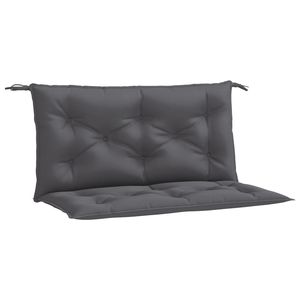 Coussins de banc de jardin anthracite 2pcs 39.4 "x 19.7" x 2.8 "Coussins de siège en tissu Oxford - Product Image 2