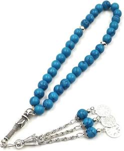 Misbaha Tasbih artisanal 99 perles, chapelet de prière islamique, accessoires de Dhikr musulman, cadeau Ramadan Aïd, fournisseur en gros - Product Image 6