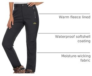 Pantalon de ski imperméable noir pour femme avec poches zippées et technologie Gore-Tex pour les activités de neige en plein air - Product Image 6