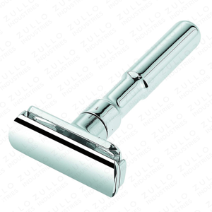Maquinilla de Afeitar de Seguridad de Acero Inoxidable de Primera Calidad, con Acabado Espejo, Reutilizable, para Uso Profesional - Product Image 3