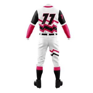Custom Men's Soccer Jersey Set <b>White</b> Pink Black Sublimated Print Moisture Wicking Polyester Full Sleeve Fitted Uniform Adult - Product Image 1