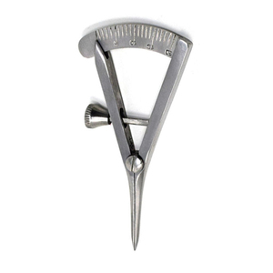 Calibre de mesure manuel Castroviejo, plage de 0 à 20 mm, acier inoxydable allemand, instrument chirurgical réutilisable pour la chirurgie plastique - Product Image 4