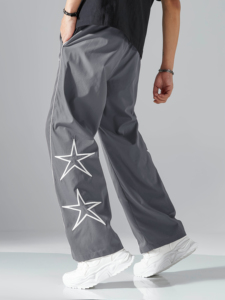 Pantalones Deportivos Ajustados para Hombre, Negros, Formales, de Cintura Alta, con Cintura Elástica Bordada, para Bodas y Fiestas - Product Image 2