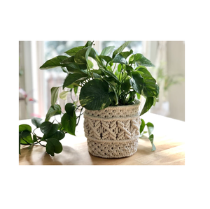 Home Storage Cotton Handmade Macrame <b>Basket</b> Designed in Art Decor for Convenience Stores Available in Custom Sizes - Product Image 4