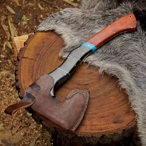 ขวานยุทธวิธีแบบเต็มด้ามเหล็ก 1095 สำหรับงานอุตสาหกรรมกลางแจ้ง  สามารถปรับแต่งได้ตามความต้องการ  ด้ามจับสวยงาม  ผลิตโดย OEM - Product Image 5