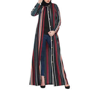 Abayas Elegantes para Mujer al Por Mayor, Vestido Musulmán Islámico, Tallas Personalizadas, Transpirable, Abaya para Mujer Más Vendida - Product Image 3