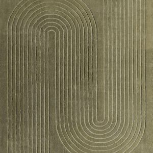 พรมขนสัตว์ทอมือคุณภาพสูงทันสมัย ดีไซน์เรขาคณิต เป็นมิตรกับสิ่งแวดล้อม สำหรับห้องนั่งเล่น ซักได้ แบบขนตัดเป็นวง - Product Image 3