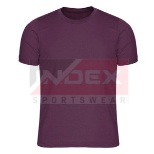 เสื้อยืดคอกลมแขนสั้นผู้ชาย Index Sportswear ทรงปกติ สีพื้น ผ้าฝ้ายถักเนื้อนุ่ม ระบายอากาศได้ดี สวมใส่สบาย - Product Image 4