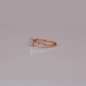 Unique Design Natural Lab Grown Diamond Rings <b>Rose</b> Gold Eternity Wedding Band Fashion Fine Jewelry Engagement Ring - Product Image 2