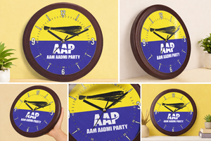 นาฬิกาแขวนผนังพิมพ์ลายส่วนตัวสำหรับเทศกาลปีใหม่และวันวาเลนไทน์ สไตล์ของขวัญส่งเสริมการขายสำหรับเจ้าหน้าที่รัฐบาลอินเดีย - Product Image 4